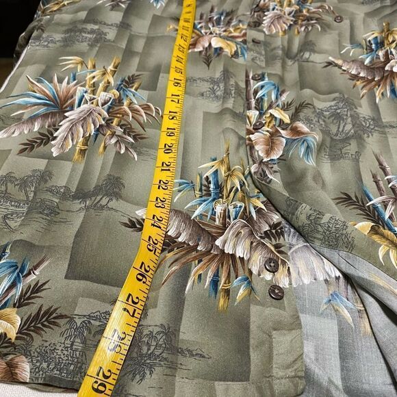 Pierre Cardin Mens L Hawaiian Shirt - Picture 6 of 8